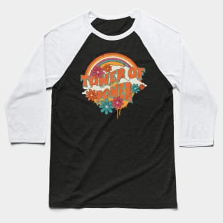 Retro Rainbow // Tower of Power Baseball T-Shirt